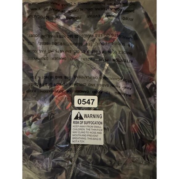 H&M Floral Bomber Full Zip Satin Whimsigoth Fairy Y2K Jacket Coat Size 2 XS - Picture 6 of 10